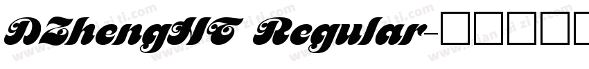 DZhengHT Regular字体转换